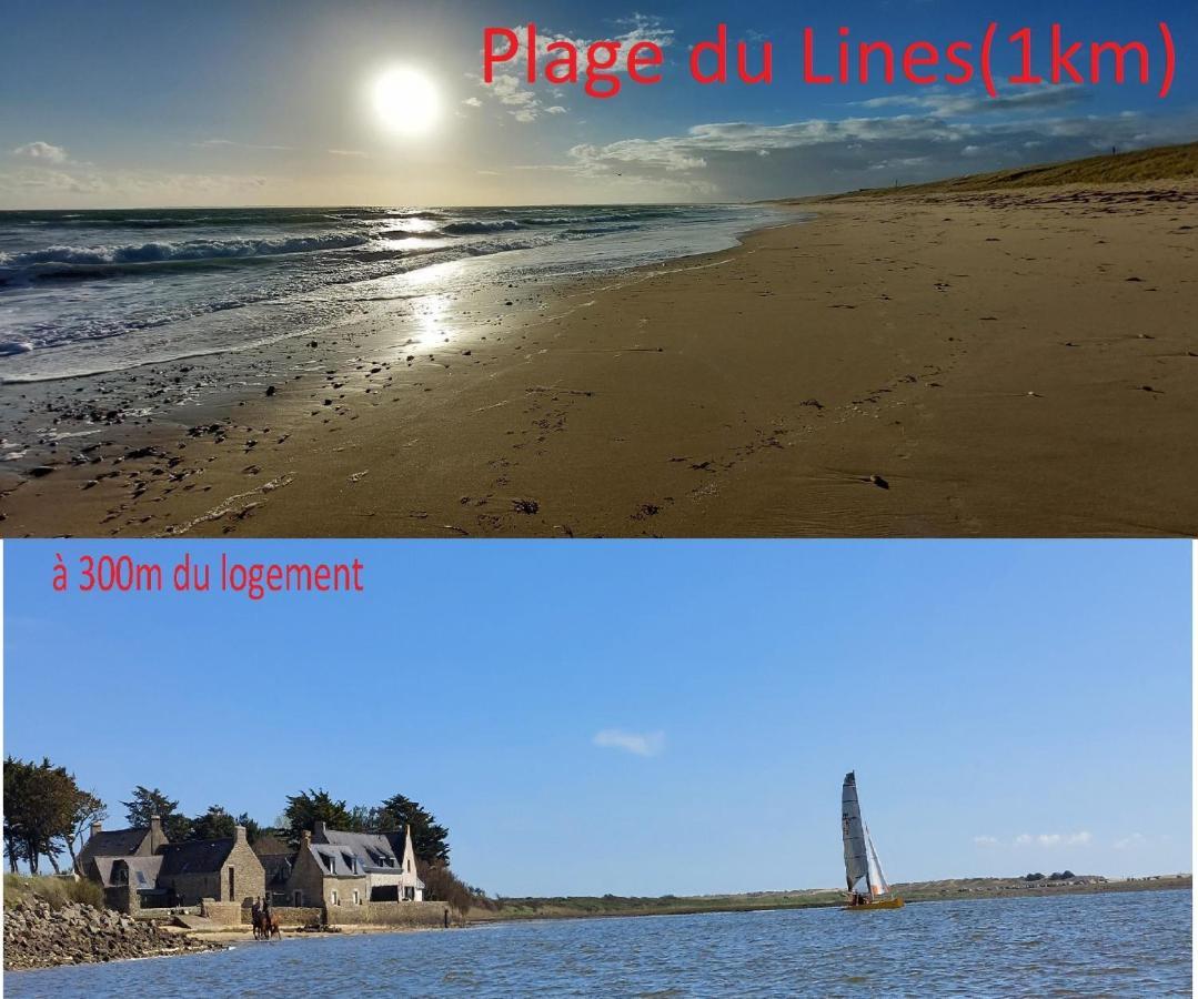 Maison De Vacances 4 Pers Avec Jardin Privatif A 1Km Plage Lines Et 300M De La Mer De Gavres - Ar Pil Jadur Plouhinec  Esterno foto